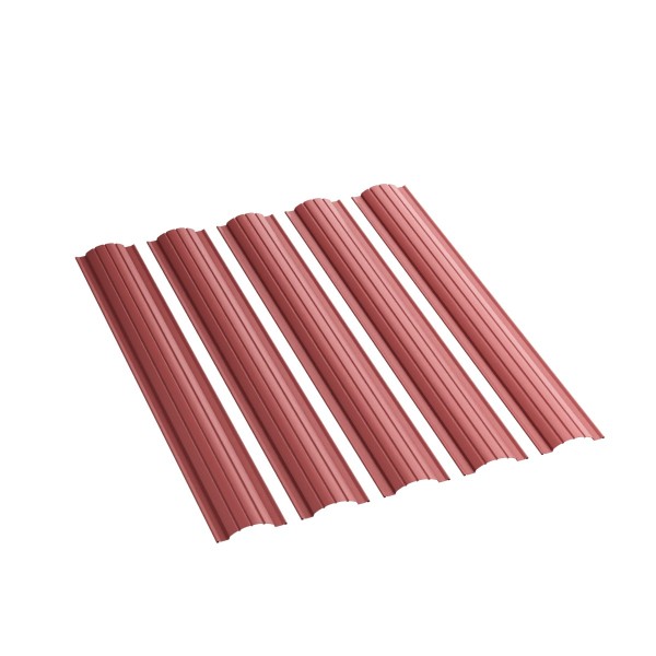 Евроштакетник FREELINE NeoMatt RAL_3005_ с прямым срезом0001